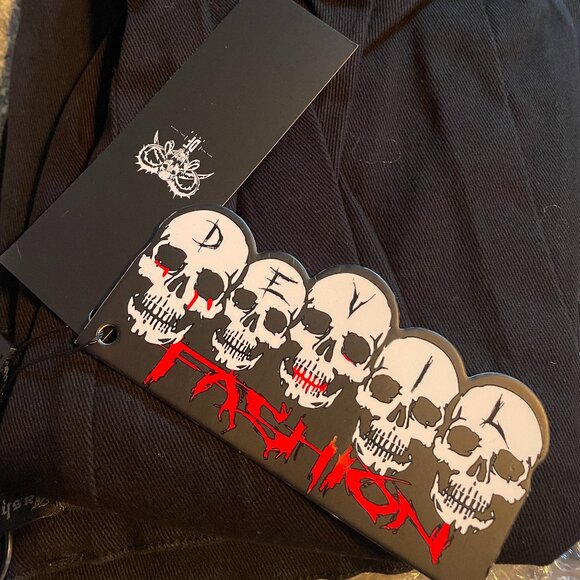 Devil Fashion "Incubus" Punk Ripped Trouser - Picture 7 of 11